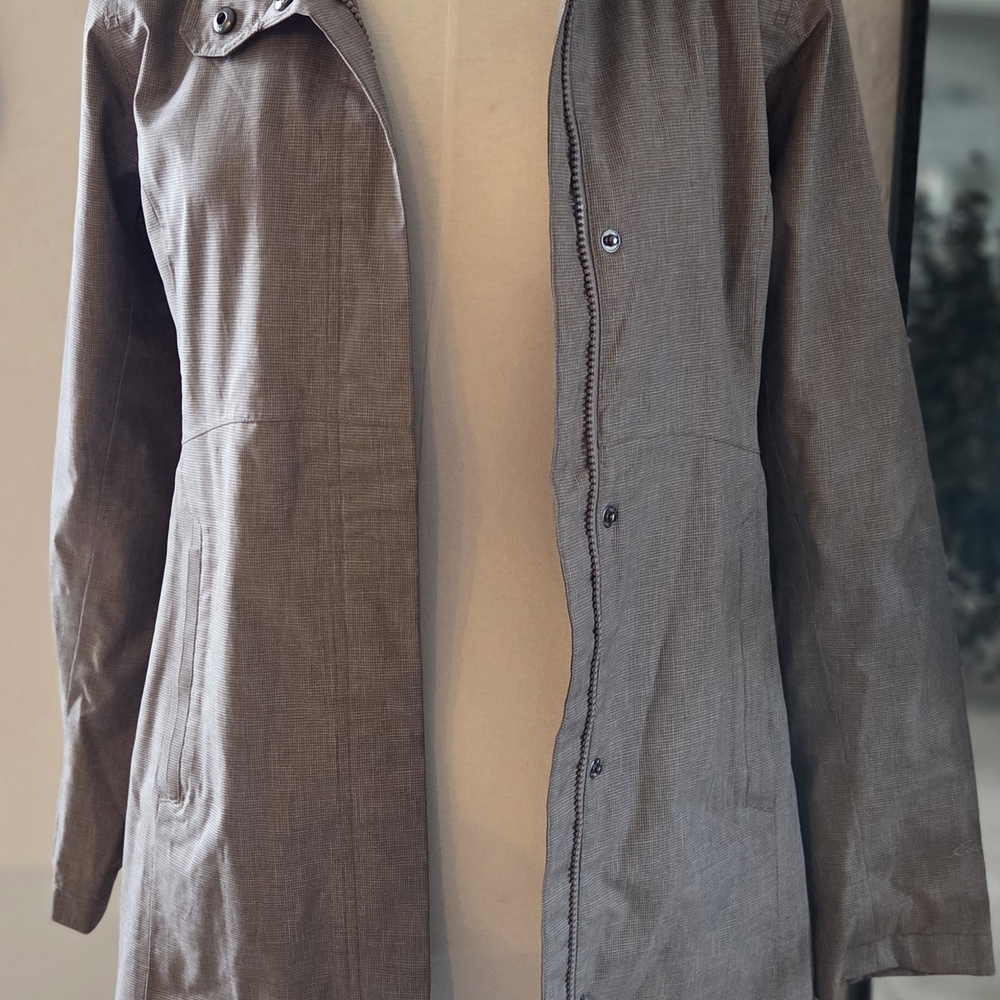 Eddie Bauer Women's Charcoal Trench Coat